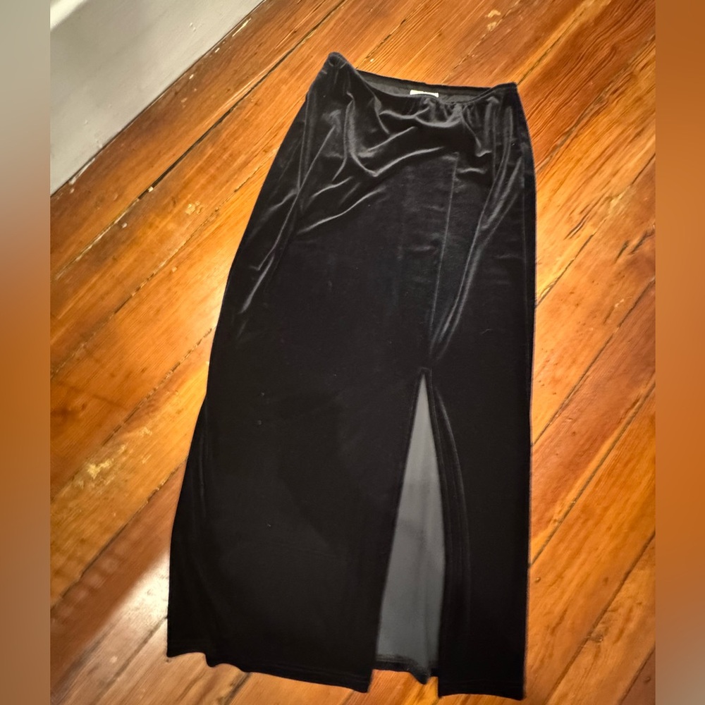 Fashion bug velvet mix skirt